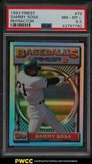 Sammy Sosa [Refractor] #79 Baseball Cards 1993 Finest Prices