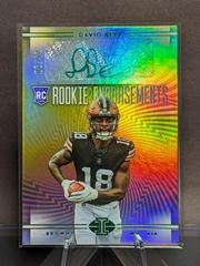 David Bell [Green] #RE-DB Football Cards 2022 Panini Illusions Rookie Endorsements Autographs Prices