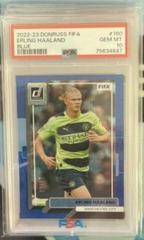 Erling Haaland [Blue] Soccer Cards 2022 Panini Donruss Prices