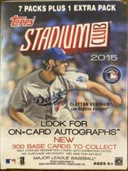 Blaster Box Baseball Cards 2015 Stadium Club Prices