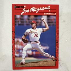 Joe Magrane #163 Baseball Cards 1990 Donruss Aqueous Test Prices