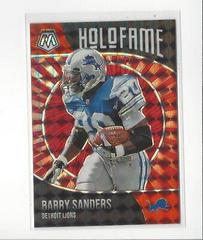 Barry Sanders [Red Mosaic] #3 Football Cards 2021 Panini Mosaic HoloFame Prices