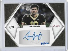 Sam Hartman [Gold] #A-SH Football Cards 2023 Sage Autographs Prices