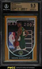 Kevin Durant [Gold Refractor] Basketball Cards 2007 Bowman Chrome Prices