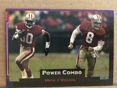 Jerry Rice, Steve Young #PC2 Football Cards 1993 Pro Set Power Combos Prices
