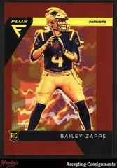 Bailey Zappe [Red] #FX-4 Football Cards 2022 Panini Chronicles Flux Rookies Prices