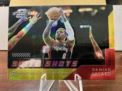 Damian Lillard [Gold] Basketball Cards 2021 Panini Contenders Optic Suite Shots Prices