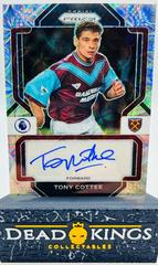 Tony Cottee [choice prizm] #TOCO Soccer Cards 2022 Panini Prizm Premier League Signatures Prices