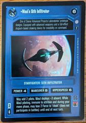 Maul's Sith Infiltrator [Limited] Star Wars CCG Coruscant Prices