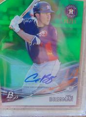 Alex Bregman [Green] #TPA-AB Baseball Cards 2016 Bowman Platinum Top Prospects Autograph Prices