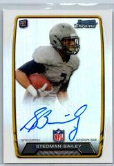 Stedman Bailey [Red Refractor] Football Cards 2013 Bowman Chrome Rookie Autograph Prices