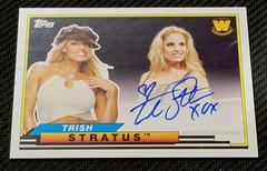 Trish Stratus Wrestling Cards 2018 Topps WWE Heritage Big Legends Autographs Prices