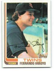 Fernando Arroyo #18 Baseball Cards 1982 Topps Prices
