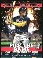Ronald Acuna Jr. [Series 2] #HRC-9 Baseball Cards 2022 Topps Home Run Challenge Code Prices