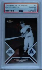 Mickey Mantle Baseball Cards 2006 Finest Mantle Finest Moments Prices