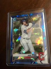 Jake Fox #BDC-102 Baseball Cards 2021 Bowman Draft Sapphire Prices