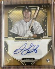 Gavin Sheets [Gold] Baseball Cards 2022 Topps Triple Threads Rookie Autographs Prices