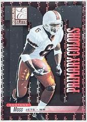 Santana Moss #PC-31 Football Cards 2001 Panini Donruss Elite Primary Colors Prices