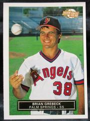 Brian Grebeck #143 Baseball Cards 1992 Fleer Excel Prices