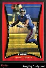 Amani Toomer [Red Refractor] #BC193 Football Cards 2008 Bowman Chrome Prices