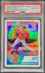 Juan Soto #134 Baseball Cards 2018 Topps Silver Pack 1983 Chrome Promo Prices