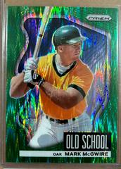 Mark McGwire [Forest Green Flash Prizm] #OS-7 Baseball Cards 2022 Panini Prizm Old School Prices