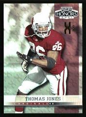 Thomas Jones #63 Football Cards 2001 Playoff Honors Prices