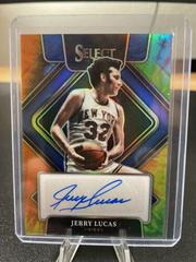 Jerry Lucas [Tie Dye Prizm] #SG-JLC Basketball Cards 2021 Panini Select Signatures Prices