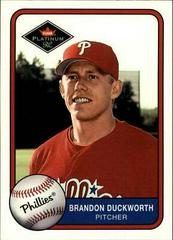 Brandon Duckworth #510 Baseball Cards 2001 Fleer Platinum Prices