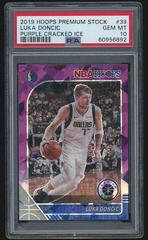 Luka Doncic [Purple Cracked Ice] Basketball Cards 2019 Panini Hoops Premium Stock Prices
