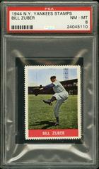 Bill Zuber Baseball Cards 1944 N.Y. Yankees Stamps Prices