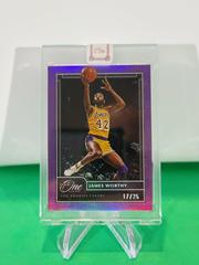 James Worthy [Purple] Basketball Cards 2020 Panini One and One Prices