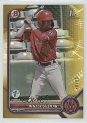 Denzer Guzman [Gold Foil] #BPPF-138 Baseball Cards 2022 Bowman 1st Edition Prices