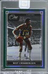 Wilt Chamberlain [Green] Basketball Cards 2019 Panini One and One Prices