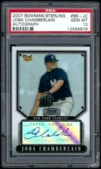 Joba Chamberlain [Autograph Refractor] #BS-JC Baseball Cards 2007 Bowman Sterling Prices