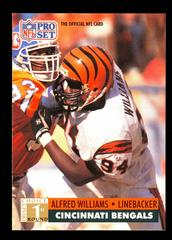 Alfred Williams #747 Football Cards 1991 Pro Set Prices