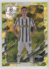 Paulo Dybala [Yellow] Soccer Cards 2020 Topps Chrome UEFA Champions League Sapphire Prices