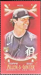 Casey Mize [Mini Red] Baseball Cards 2021 Topps Allen & Ginter X Prices