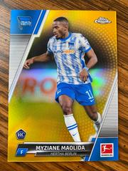 Myziane Maolida [Gold Refractor] #10 Soccer Cards 2021 Topps Chrome Bundesliga Prices