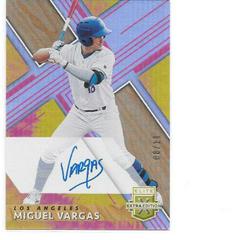 Miguel Vargas [Optichrome Signature Gold] Baseball Cards 2019 Panini Elite Extra Edition Prices
