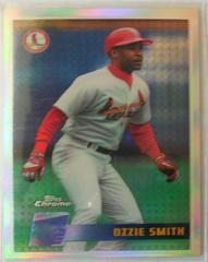 Ozzie Smith [Refractor] #120 Baseball Cards 1996 Topps Chrome Prices