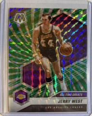 Jerry West [Green Swirl] Basketball Cards 2020 Panini Mosaic Prices