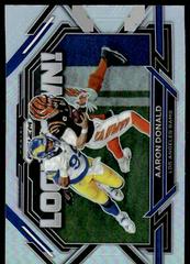 Aaron Donald [Silver] #L-1 Football Cards 2022 Panini Prizm Lockdown Prices