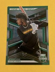 Leo De Vries [Status Green] #76 Baseball Cards 2023 Panini Elite Extra Edition Prices
