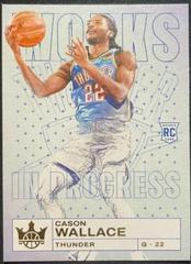 Cason Wallace #25 Basketball Cards 2023 Panini Court Kings Works in Progress Prices