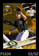 Matt Olson [Gold Wave] #98 Baseball Cards 2017 Topps Chrome Prices