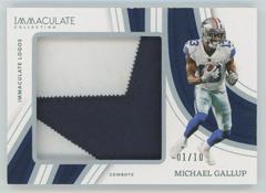 Michael Gallup #22 Football Cards 2023 Panini Immaculate Patch Prices