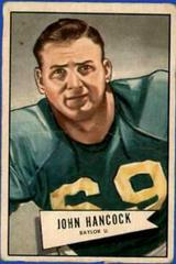 John Lee Hancock Football Cards 1952 Bowman Small Prices