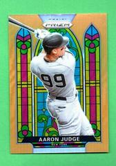 Aaron Judge [Neon Orange Prizm] #SG-5 Baseball Cards 2021 Panini Prizm Stained Glass Prices