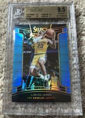 LeBron James [Light Blue Prizm] #11 Basketball Cards 2018 Panini Select Prices